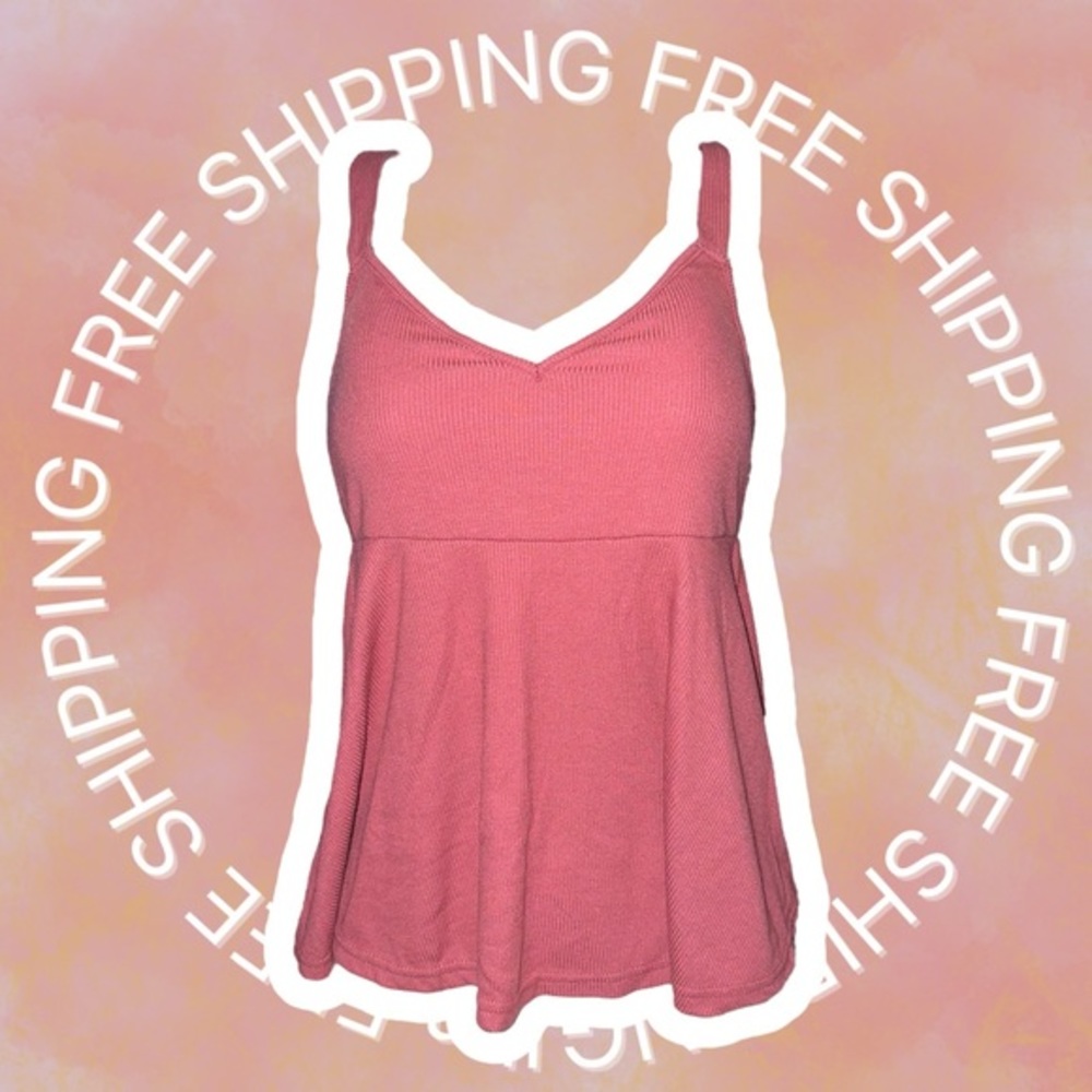 [FREE SHIPPING] SHEIN Maternity Peplum Cami Tank Top